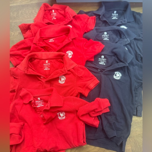 Primrose Schools uniform Sz 5-6 (lot of 7 shirts) - Picture 1 of 4